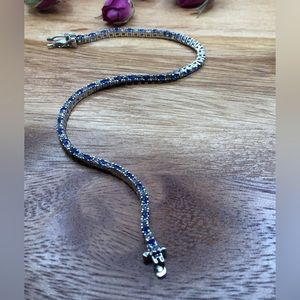 Tennis Bracelet (Sterling silver and cubic zirconia)